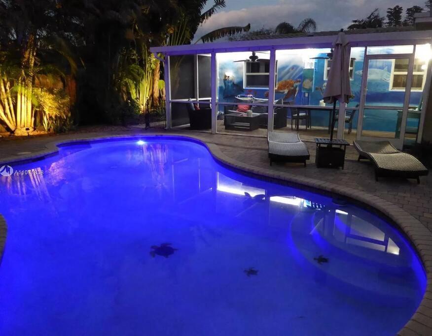 Palm Paradise-Seaside Home W Heated Saltwater Pool Fort Lauderdale Exterior foto